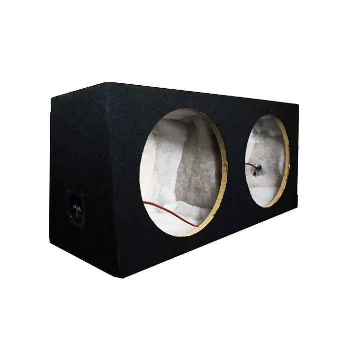 12SUBSD Premium 12" Dual Sealed Subwoofer Enclosure - Black