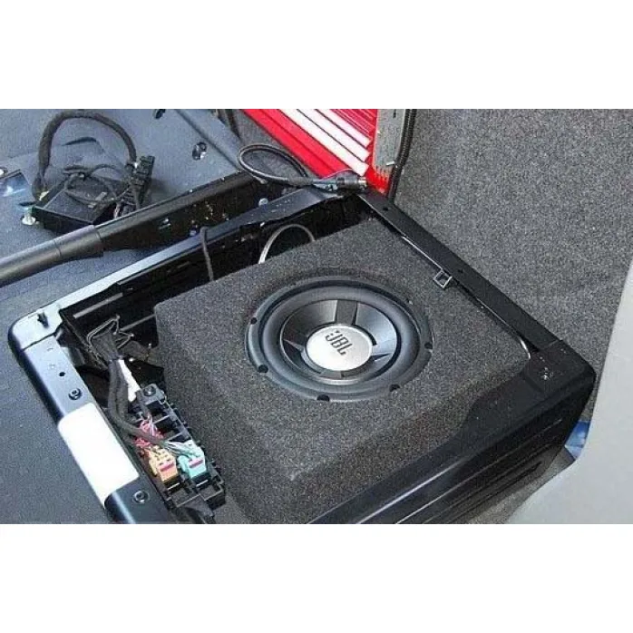 Alpine Class A/B 2 Channel Car Amplifier With Type G Subwoofer and Subwoofer Box Wiring Kit