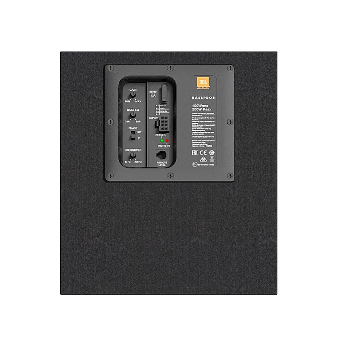 JBL BassPro 8 Class D Amplified Ported 8" (200mm) Subwoofer Enclosure with Sub Level Control