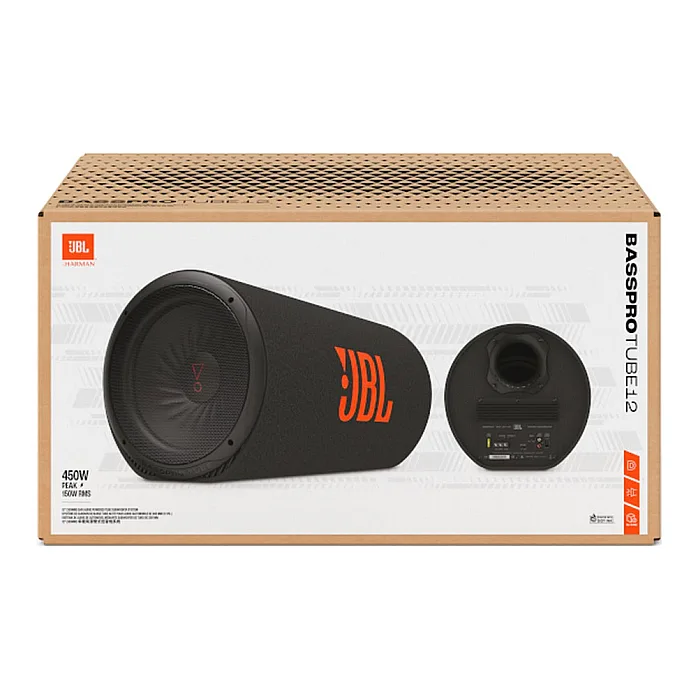 JBL BassPro BP12T Bass Tube 450 Watt 12" Active Subwoofer System - Black