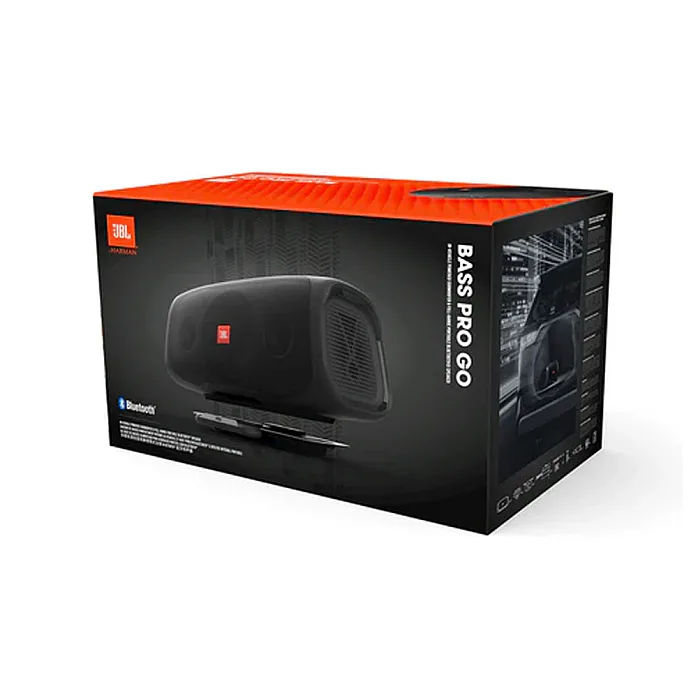 JBL BassPro GO In-Vehicle Powered Subwoofer IPX5 Built-in Portable Bluetooth Speaker