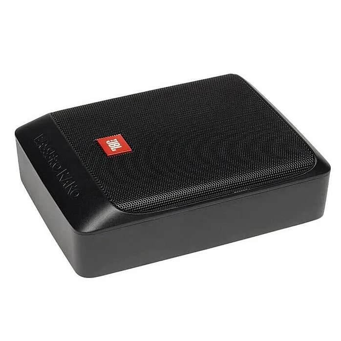 JBL 200 Watt Ultra-Compact Car Audio Under Seat Powered Subwoofer & Wiring Kit