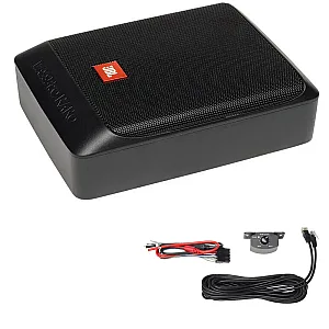 JBL BassPro Nano 200 Watt Ultra-Compact Car Audio Under Seat Powered Subwoofer