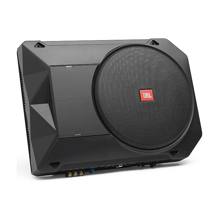 JBL Basspro SL2 8" (200mm) Compact Amplified Car Audio Woofer Under Seat Sub