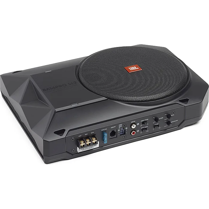 JBL Basspro SL2 8" (200mm) Compact Amplified Car Audio Woofer Under Seat Sub