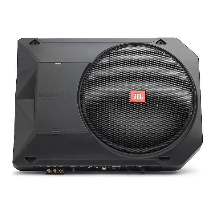 JBL Basspro SL2 8" (200mm) Compact Amplified Car Audio Woofer Under Seat Sub