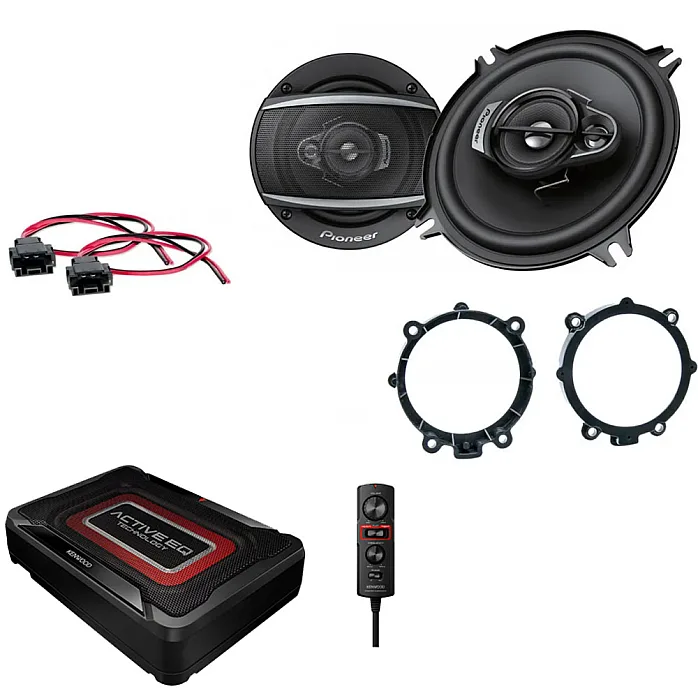 Volkswagen Crafter 2006-2016 5.25" Front Door Speaker / Rings / Wiring Adaptors Subwoofer Upgrade Kit