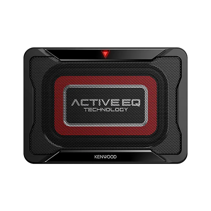 Kenwood KSC-PSW7EQ Car Audio Active Compact Under Seat Subwoofer Amplified Bass Unit