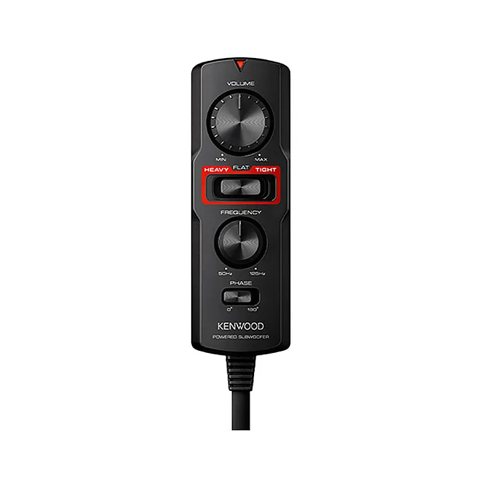 Kenwood KSC-PSW7EQ Car Audio Active Compact Under Seat Subwoofer Amplified Bass Unit
