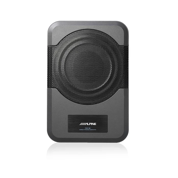 Alpine PWE-S8 8" 20cm Underseat Amplified Sub Subwoofer Bass Box
