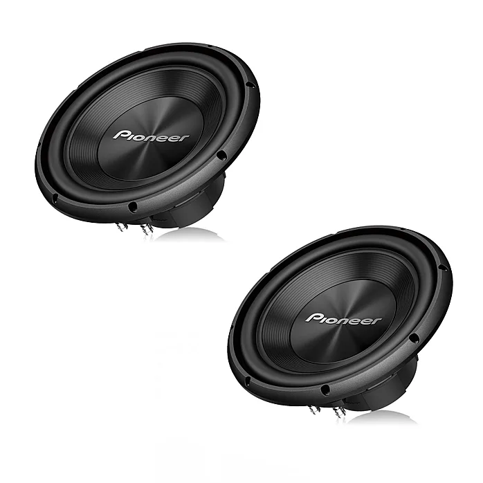 Pioneer TS-A300D4 30cm 12" Enclosure Type Dual Voice Coil 1500W Subwoofer - Pair