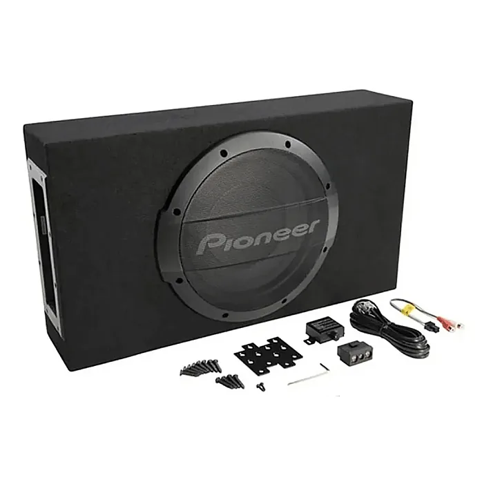 Pioneer TS-WX1010LA 25cm Shallow Sealed Subwoofer With Built-in Amplifier (1200W)