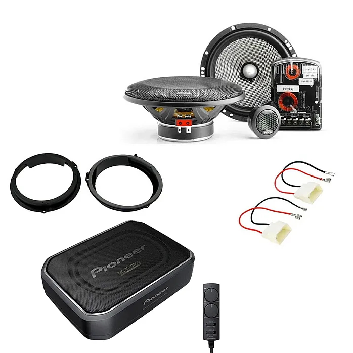 Ford Transit Custom 2012-2021 Focal Component Front Door Speaker With Under Seat Subwoofer Pack