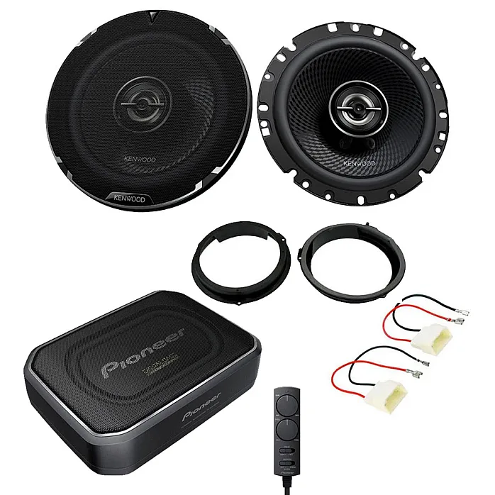 Ford Transit 4TH GEN 2013-2020 6.5" 2-Way Coaxial Car Front Door Speaker Under Seat Subwoofer Upgrade Pack