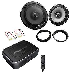 Ford Transit 4TH GEN 2013-2020 Front Door Car Speaker with Under Seat Subwoofer Upgrade Kit