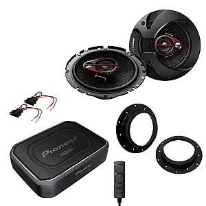 VW Caddy MK3 - 2003-2010 Pioneer 6.5" Speaker & Pioneer Under Seat Subwoofer Pack