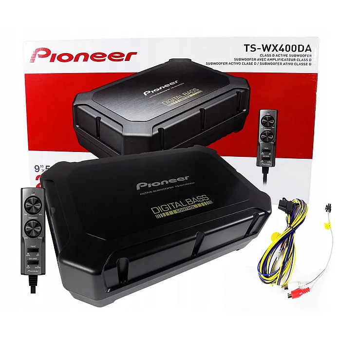 Pioneer TS-WX400DA Space Saving Active Digital Base Control Class-D Amplified Subwoofers