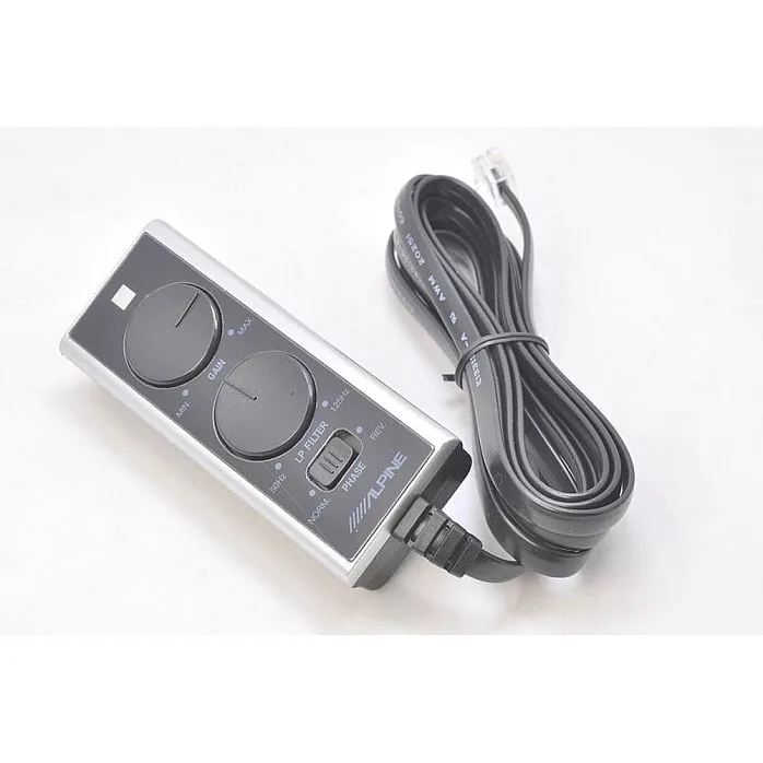 Alpine SWE-815 8" 20cm Amplified Subwoofer Bass Box with Wired Remote Controller