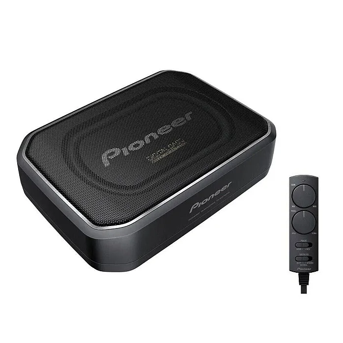 Pioneer TS-WX140DA Class-D Space Saving Sub Under Seat Active Subwoofer 170W