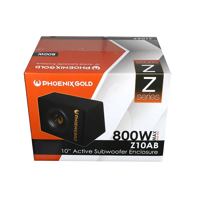 Phoenix Gold Z10AB 10" Ported Enclosure Active Subwoofer (200W RMS)