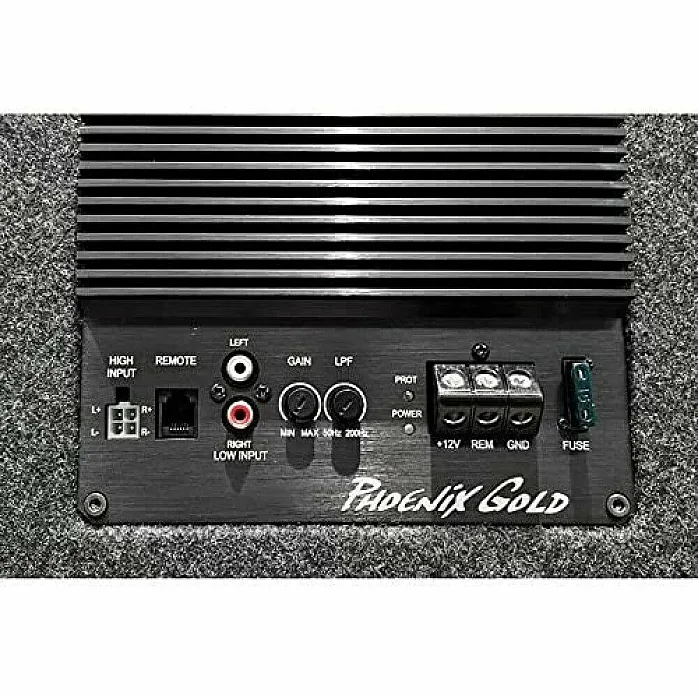 Phoenix Gold Audio Z110AB-V2 Z Series Active Subwoofer Enclosure 10" Ported