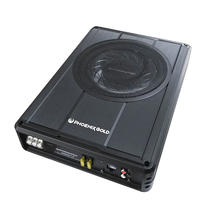 Phoenix Gold Z8150V2 8" Active Underseat Subwoofer Car Bass Amplifier
