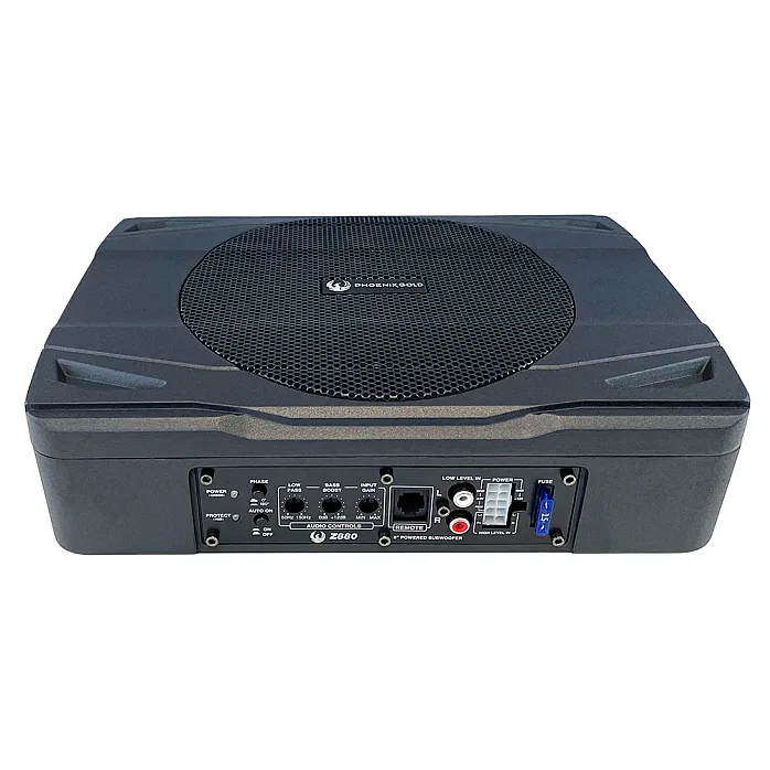 Phoenix Gold Z880 8" Ultra Compact, Fully Aluminium Active Subwoofer