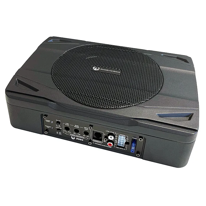 Phoenix Gold Z880 8" Ultra Compact, Fully Aluminium Active Subwoofer
