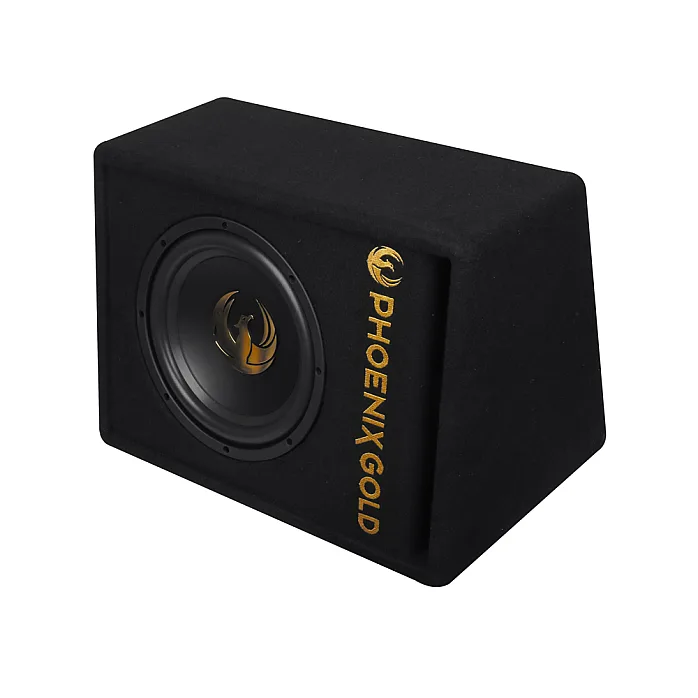 Phoenix Gold Z8AB 8" Active Car Subwoofer Enclosure 500W
