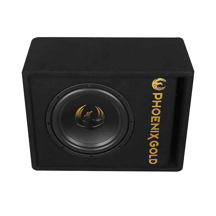 Phoenix Gold Z8AB 8" Active Car Subwoofer Enclosure 500W