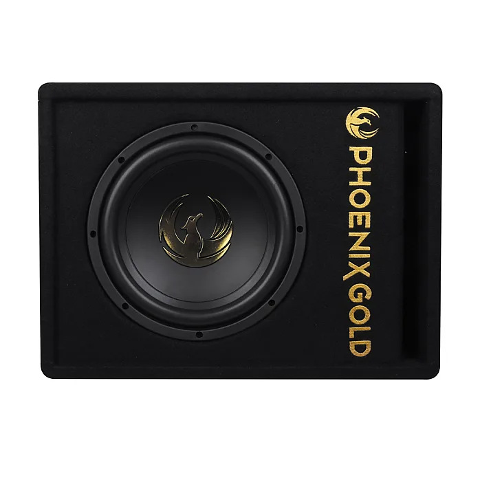 Phoenix Gold Z8AB 8" Active Car Subwoofer Enclosure 500W