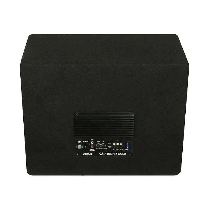 Phoenix Gold Z8AB 8" Active Car Subwoofer Enclosure 500W