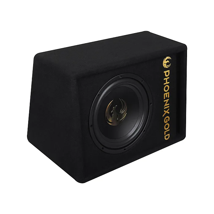 Phoenix Gold Z8AB 8" Active Car Subwoofer Enclosure 500W