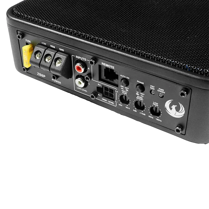Phoenix Gold ZB8P 8" Ultra Compact Active Bass Subwoofer Enclosure