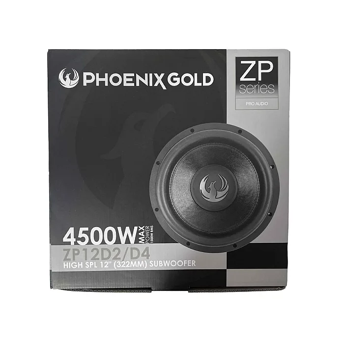 Phoenix Gold ZP12D2 12" Street Bass Car Subwoofer (1500W RMS)