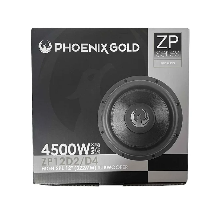 Phoenix Gold ZP12D4 12" Street Bass Car Subwoofer (1500W RMS)