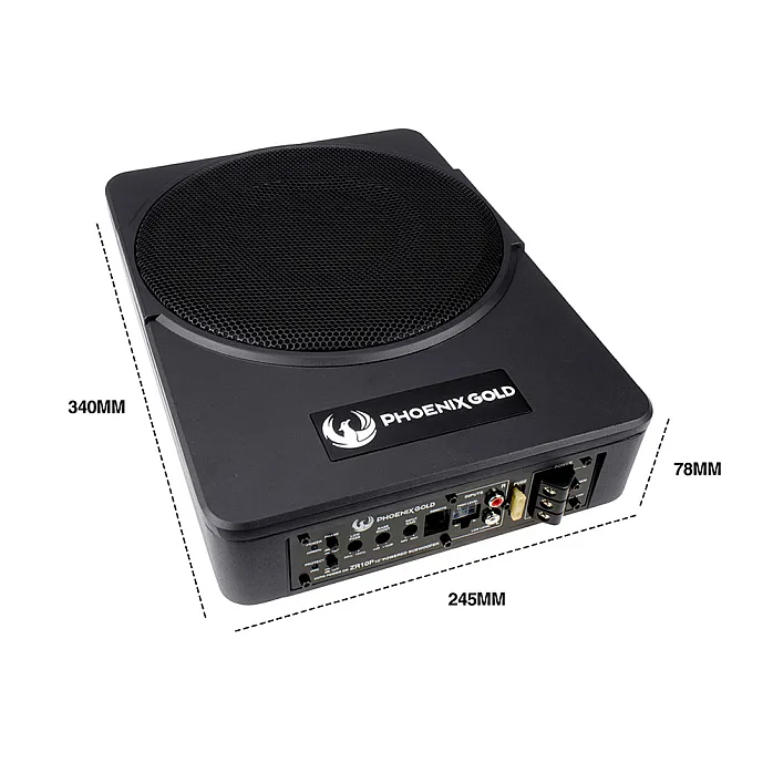 Phoenix Gold ZR10P 10″ Compact Under Seat Subwoofer 400W
