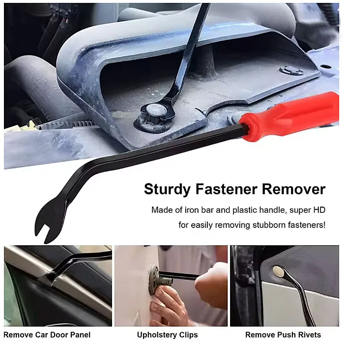 9 Pcs Trim Removal Tool Set, Car Panel Removal Kit and Precision Hook Set for Automotive Interior/Exterior