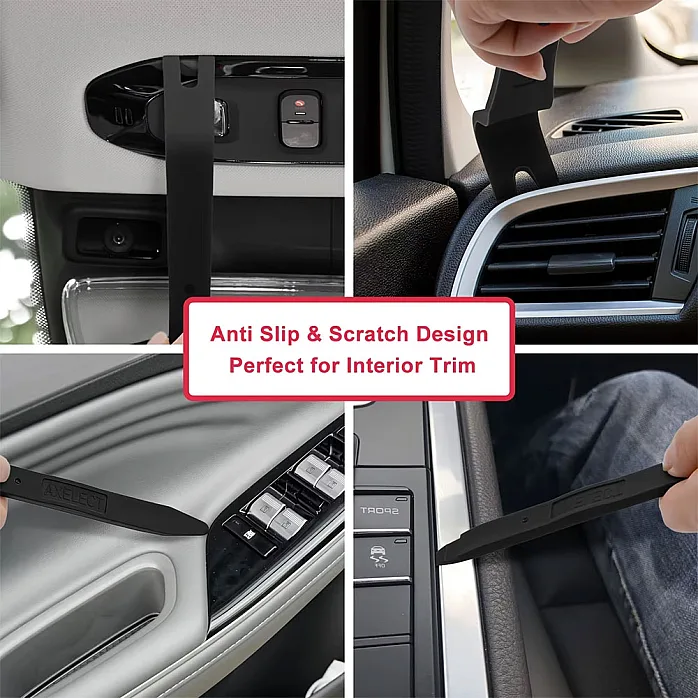 Car Dash Door Trim Removal Tool Kit,  Door Panel Clip Fastener Removal Set For Vehicles (5Pcs)