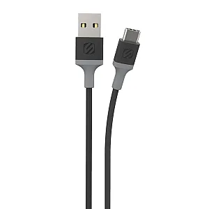 Scosche CA4BY-SP StrikeLine Premium USB-A to USB-C Charge & Sync 4-Ft Cable