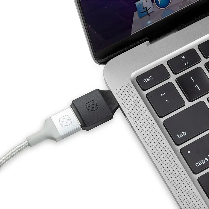 Scosche CAAKIT-RP StrikeLine Charge & Sync, USB-C to USB-A and USB-A to Type-C Male to Female USB Adaptor
