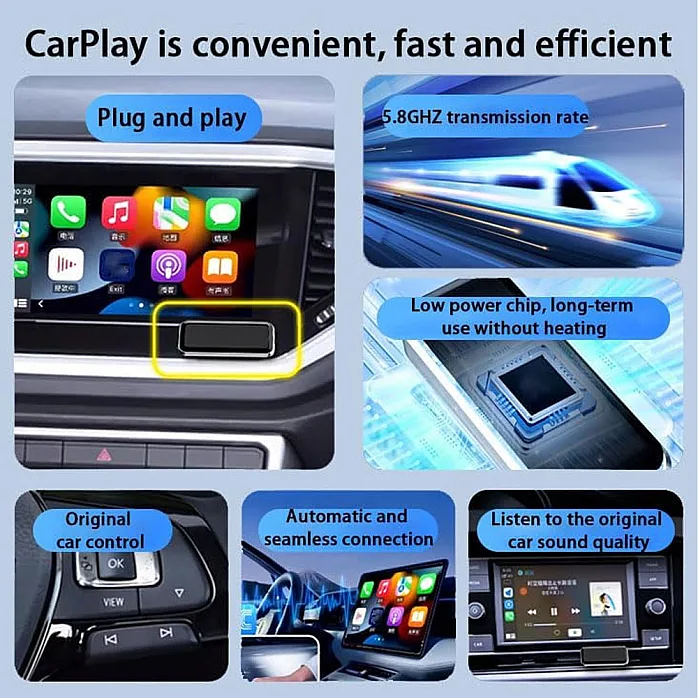 SonoConnect Wireless CarPlay Adapter For Mercedes Benz GLC / CLA / S Class / GLA / EQC / SL Class / G Class