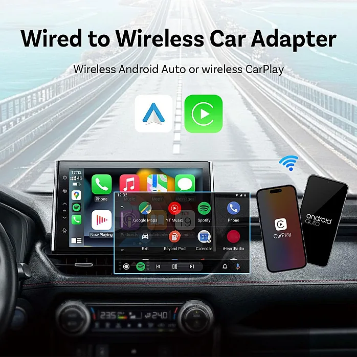 SonoConnect Wireless CarPlay Adapter For Mercedes Benz GLC / CLA / S Class / GLA / EQC / SL Class / G Class