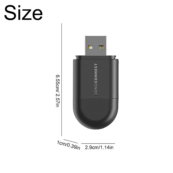 SonoConnect SC-MIWCA 2-IN-1 Wireless Carplay / Android Auto Adapter USB Type-C Car Dongle