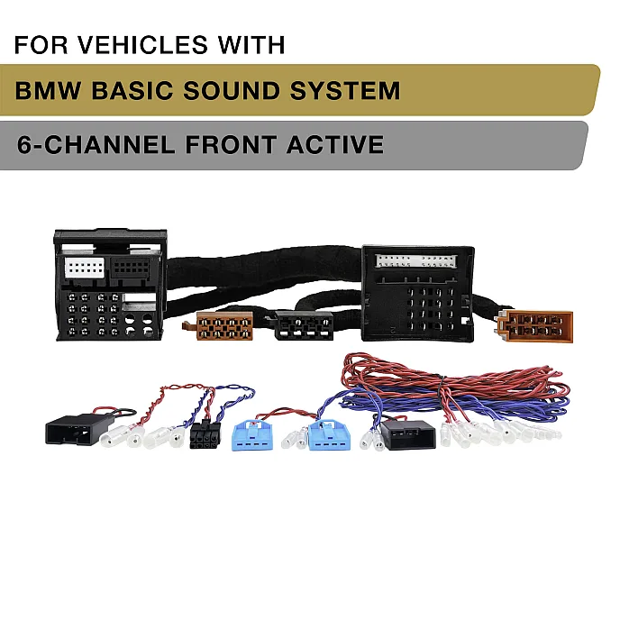 Phoenix Gold ZDT-BMW2 6CH Active Cable For BMW Basic Sound System With a Quadlock