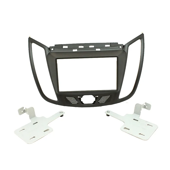 CTKFD44C Ford Kuga Black Double Din Stereo Fascia Fitting Kit With Hazard Door Lock Switch