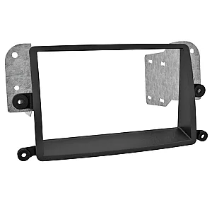 Connects2 CT23MT09 - Mitsubishi L200 , Triton Black Double Din Fascia Fitting Adaptor