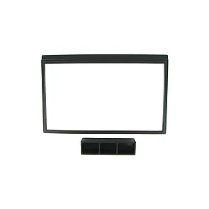 Connects2 CT23NS08 - Nissan March, Micra 2003-2011 Black Double Din Fascia Panel Adaptor