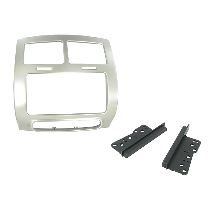 Connects2 CT23TY27 - Toyota Urban Cruiser 2008-2014 Silver Doulbe Din Fascia Trim Panel