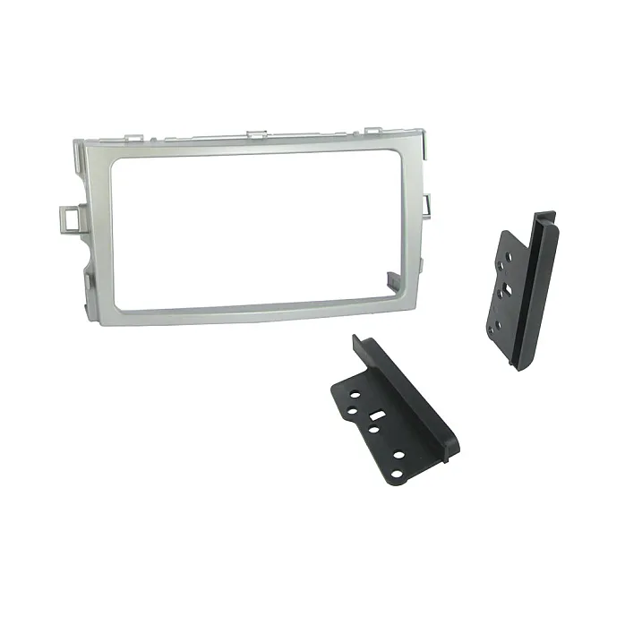 Connects2 CT23TY28 - Toyota Verso 2009 - 2011 Silver Double Din Fascia Trim Panel Adaptor